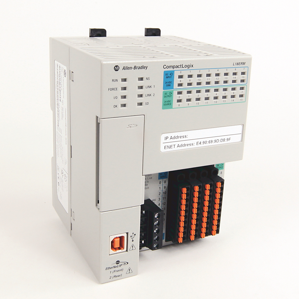 Allen-Bradley 1769-L18ERM-BB1B Compactlogix 0.5 mB Motion Controller Allen-Bradley 1769-L18ERM-BB1B Compactlogix 0.5 mB Motion Controller