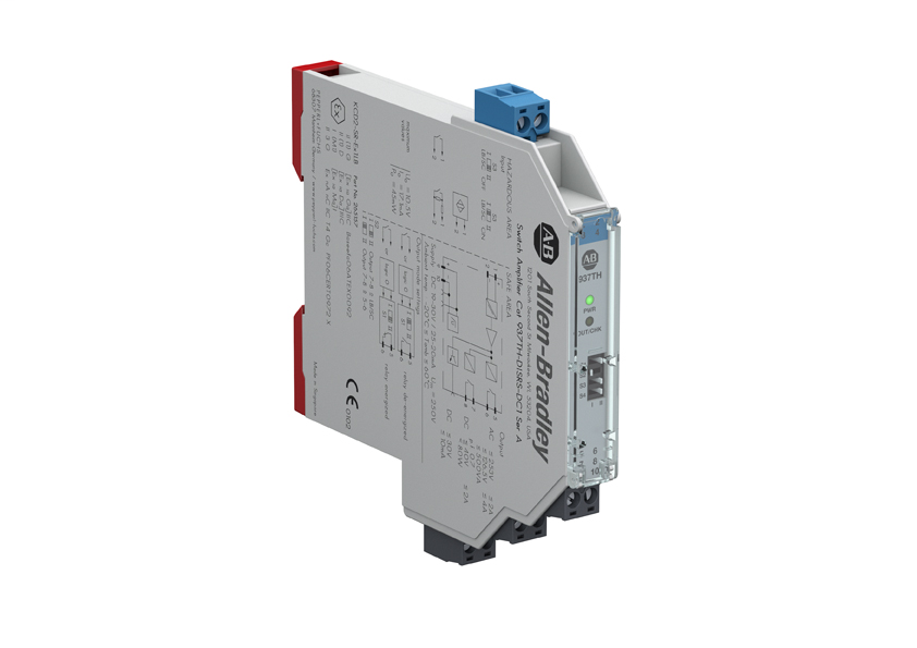 937 Isolated Barrier, 12.5mm Module (High Density), Digital In I/O Type, Switch Amplifier with Relay Output, Splitter, 24V DC, Single Channel