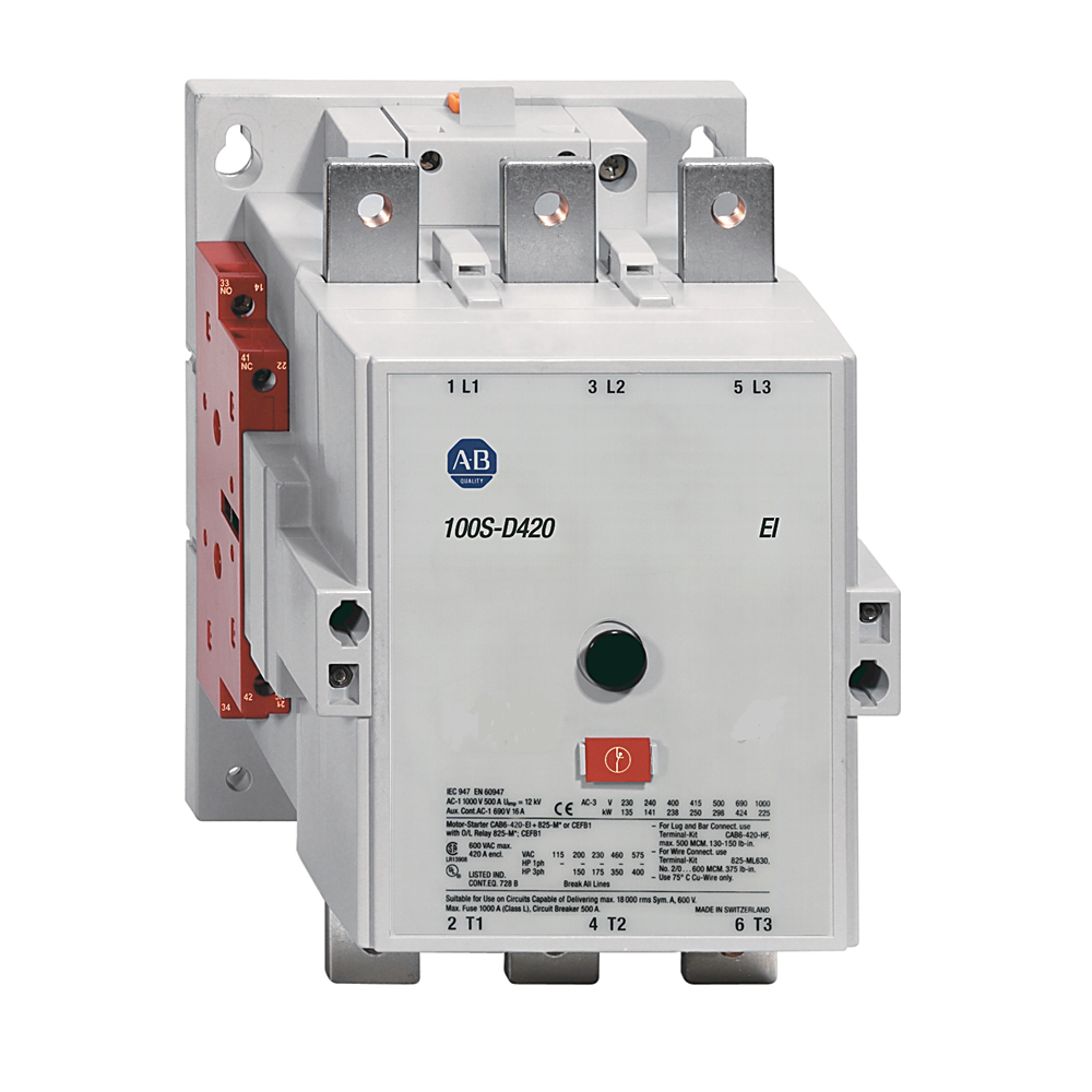 Allen-Bradley 100S-D210EZJ22C 210 Amp MCS D Safety Contactor Allen-Bradley 100S-D210EZJ22C 210 Amp MCS D Safety Contactor