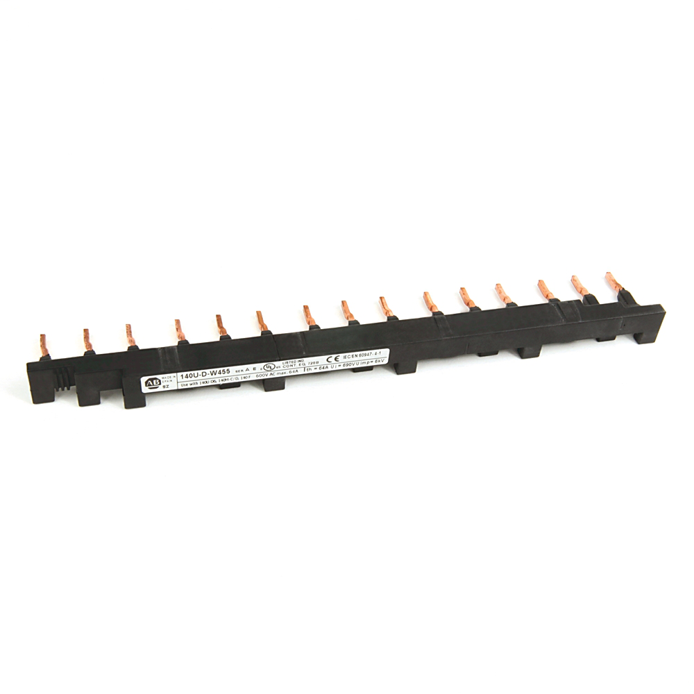 Allen-Bradley 140U-D-W455 Compact Bus Bar - 6 Allen-Bradley 140U-D-W455 Compact Bus Bar - 6