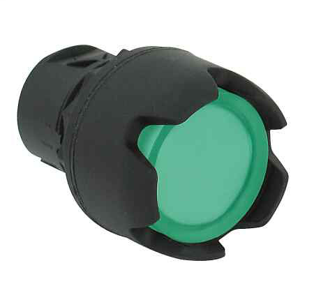Allen-Bradley 800FP-LG3 Plastic Illuminated Guarded Green Momentary Push Button Allen-Bradley 800FP-LG3 Plastic Illuminated Guarded Green Momentary Push Button