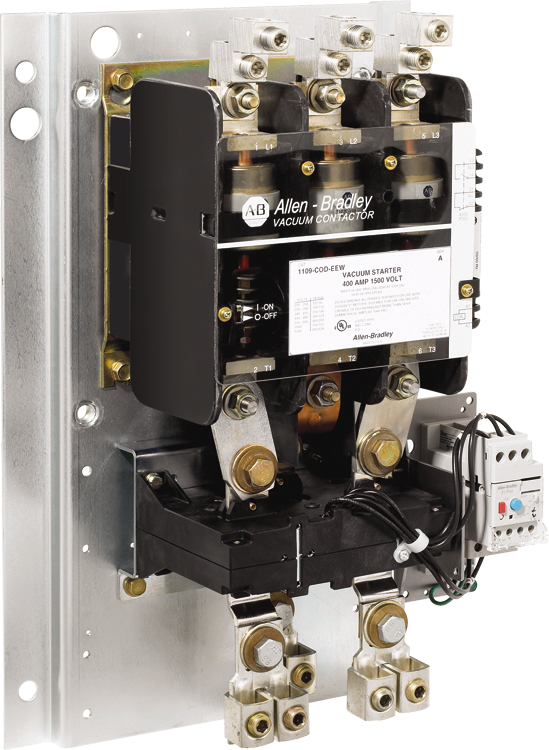 Allen Bradley 1109-COD-EEW 400 Amp Vacuum Starter with E10LR Allen Bradley 1109-COD-EEW 400 Amp Vacuum Starter with E10LR