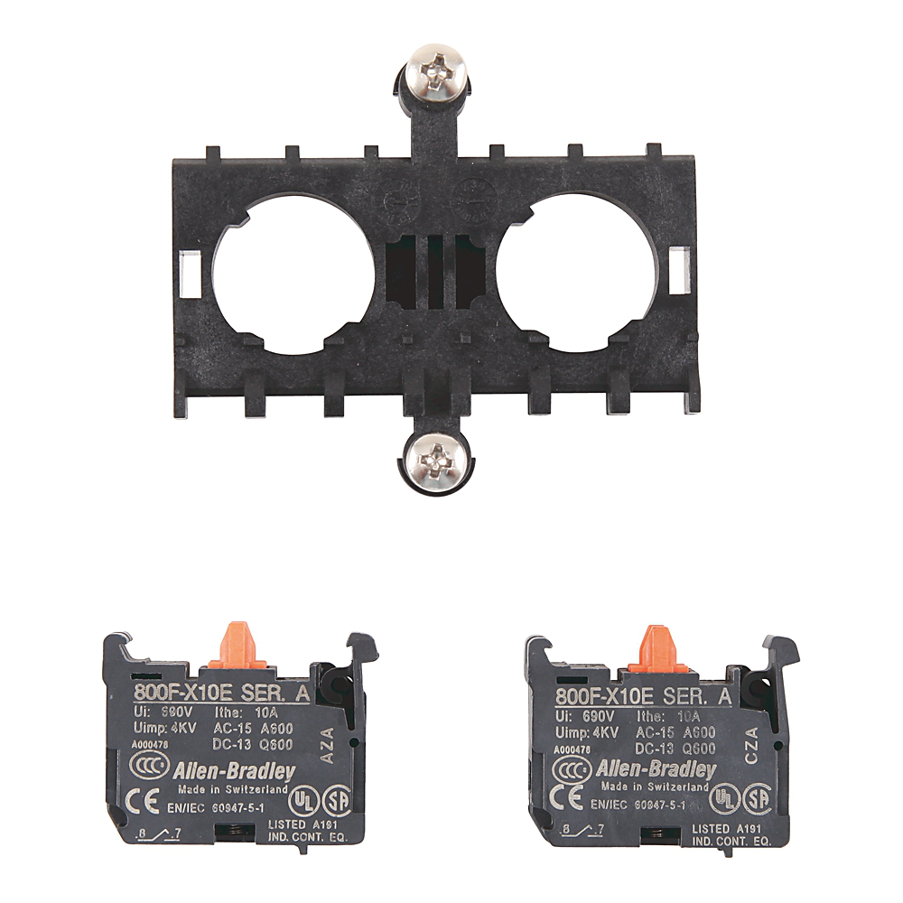 Allen-Bradley 800F-LX20C 22mm Contact Block 8 Allen-Bradley 800F-LX20C 22mm Contact Block 8