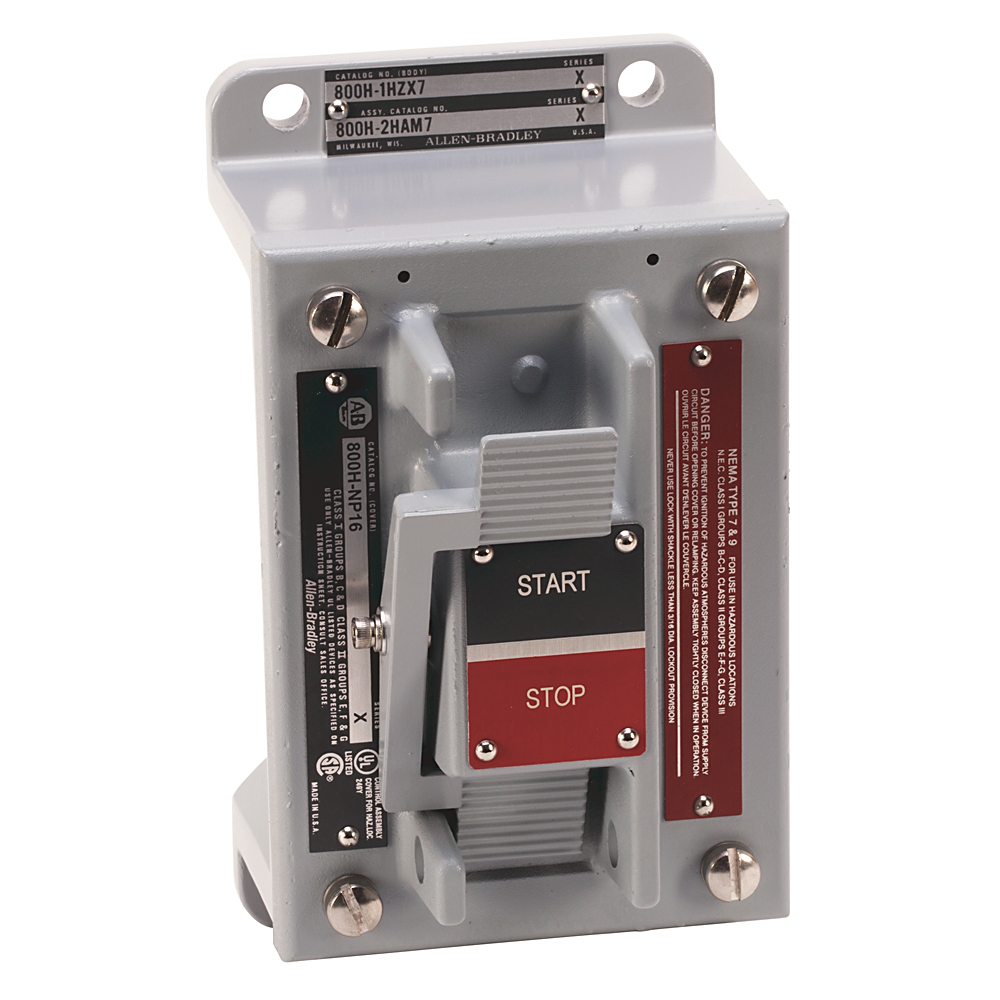 Allen-Bradley 800H-2HX7 Push Button Station Allen-Bradley 800H-2HX7 Push Button Station