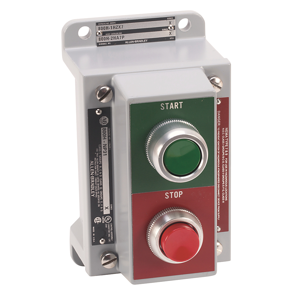 Allen-Bradley 800H-2HF7P Push Button Station Allen-Bradley 800H-2HF7P Push Button Station