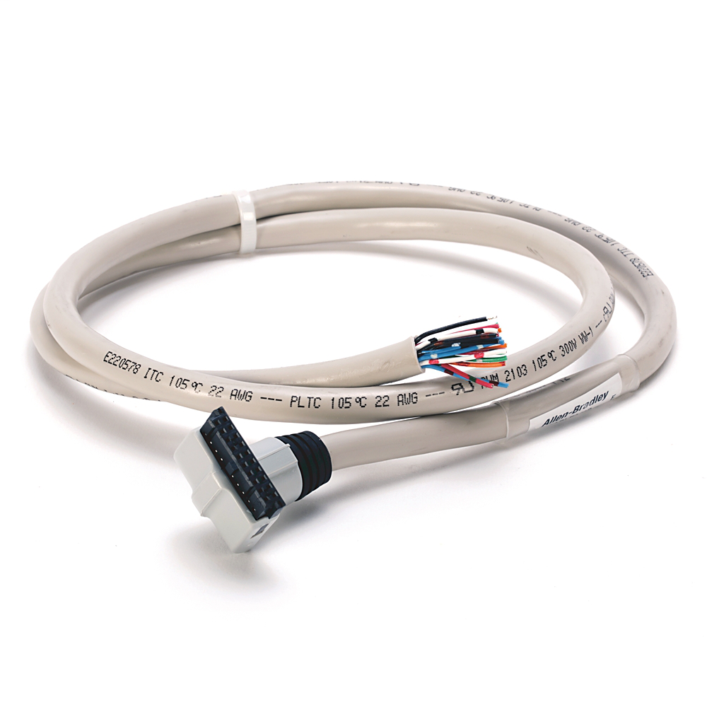 Allen-Bradley 1492-CABLE010P 1 m 300 Volt 22 AWG 20-Conductor Digital I/O Module Ready Cable Allen-Bradley 1492-CABLE010P 1 m 300 Volt 22 AWG 20-Conductor Digital I/O Module Ready Cable