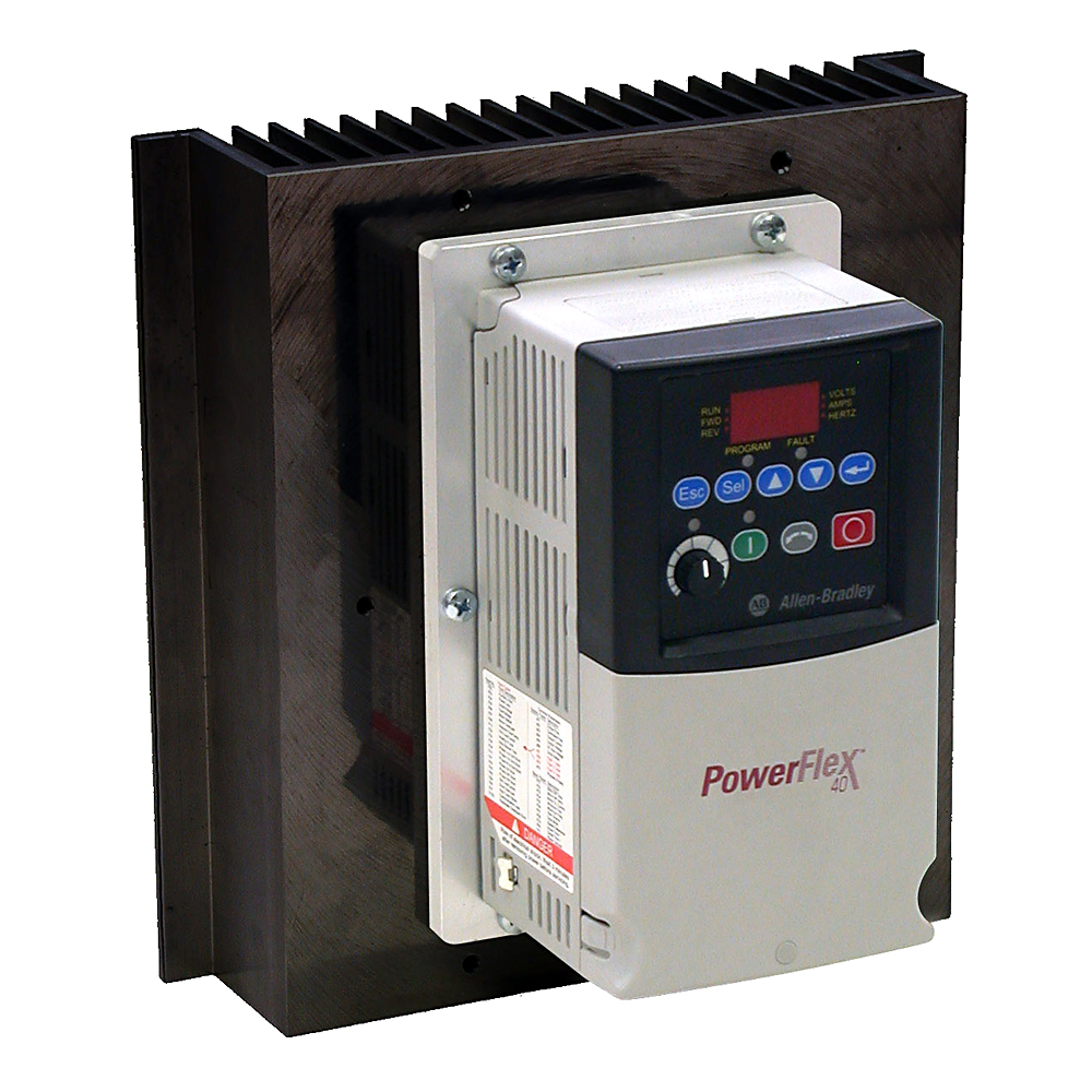 Allen-Bradley 22B-D2P3F104 Powerflex 480 Volt 50/60 Hz 3 Phase No Filter AC Drive Allen-Bradley 22B-D2P3F104 Powerflex 480 Volt 50/60 Hz 3 Phase No Filter AC Drive