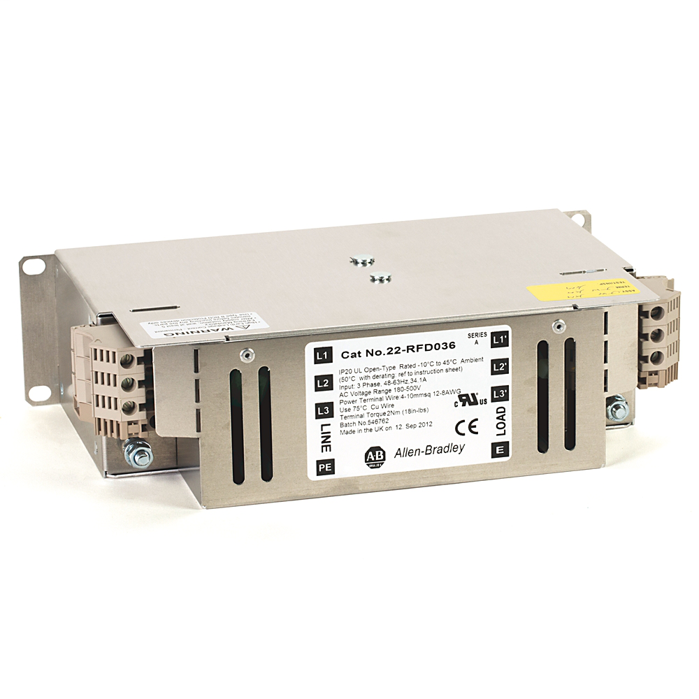 A-B 22-RFD036 PowerFlex EMC Filter A-B 22-RFD036 PowerFlex EMC Filter