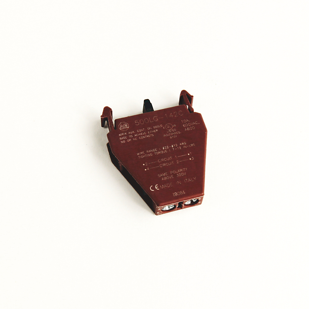 Allen-Bradley 500LG-142C Auxiliary Contact Allen-Bradley 500LG-142C Auxiliary Contact