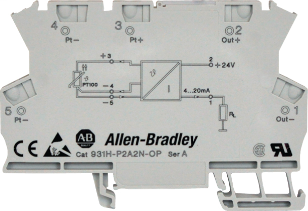 A-B 931H-P2A2N-OP Passive PT100-RTD A-B 931H-P2A2N-OP Passive PT100-RTD
