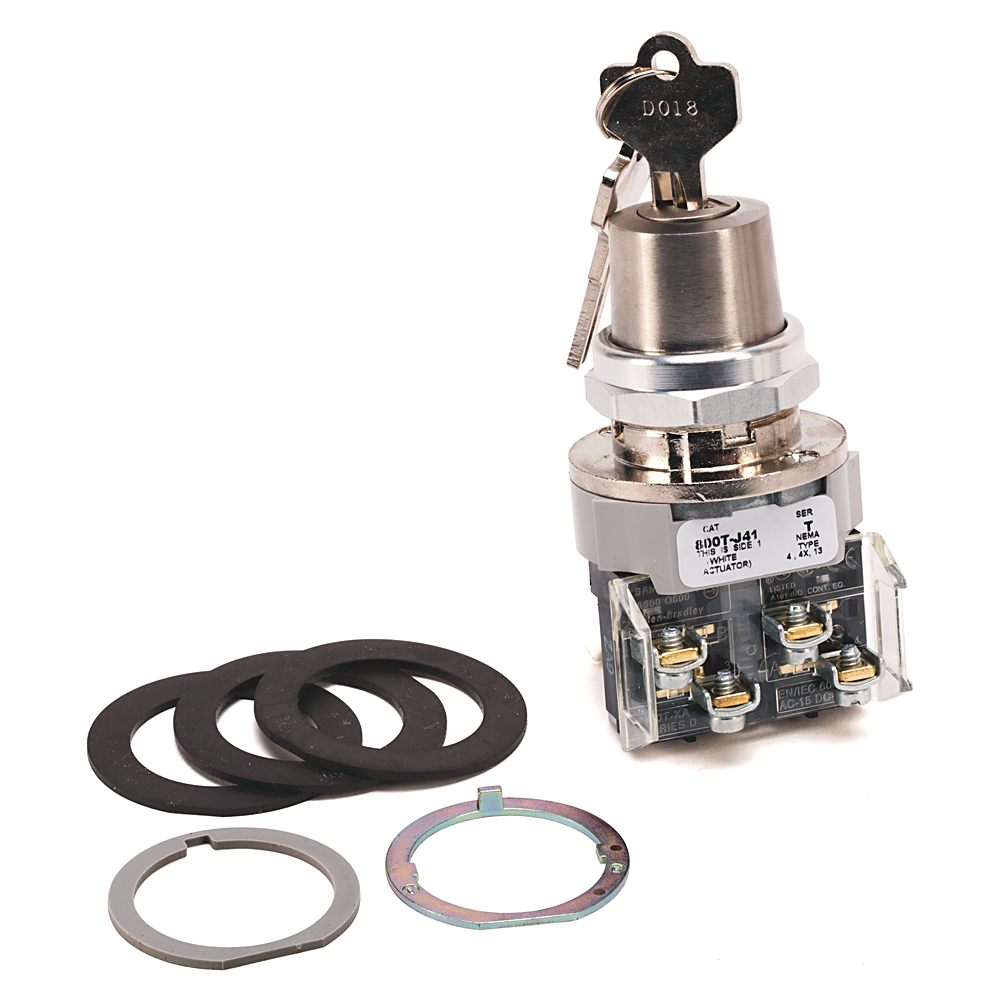 Allen-Bradley 800T-J38 30 mm Selector Switch Push Button Allen-Bradley 800T-J38 30 mm Selector Switch Push Button
