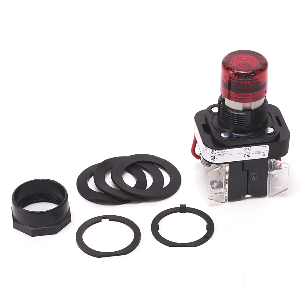 Allen-Bradley 800H-QRT24GAP 30 mm Pilot Light for Push Button Allen-Bradley 800H-QRT24GAP 30 mm Pilot Light for Push Button
