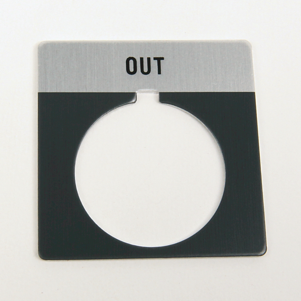 Allen-Bradley 800T-X538J 30 mm Push Button Legend Plate Allen-Bradley 800T-X538J 30 mm Push Button Legend Plate