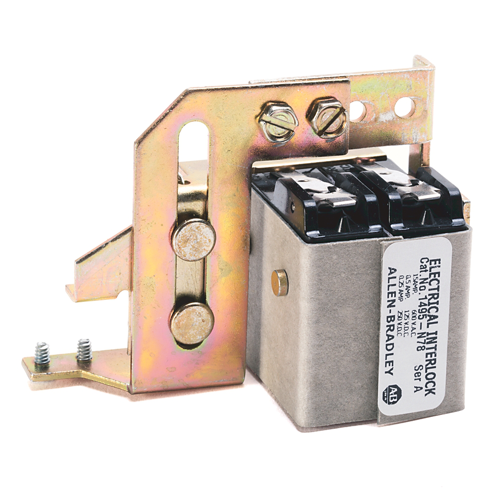 Allen Bradley 1495-N78 15 Amp Electrical Interlock Kit Allen Bradley 1495-N78 15 Amp Electrical Interlock Kit