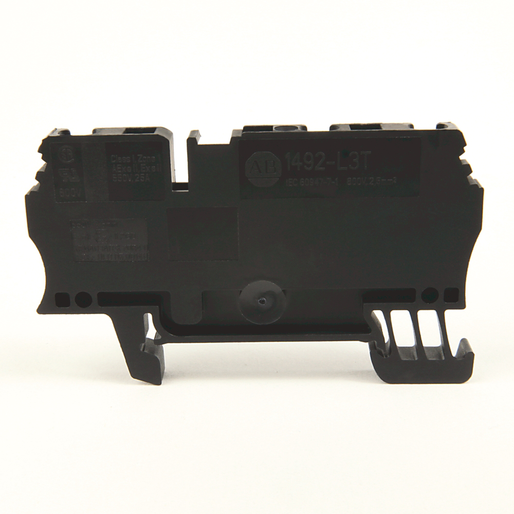Allen-Bradley 1492-L3T-B IEC Terminal Block 5.1 x 64.5 x 31.3 mm Spring Clamp Allen-Bradley 1492-L3T-B IEC Terminal Block 5.1 x 64.5 x 31.3 mm Spring Clamp