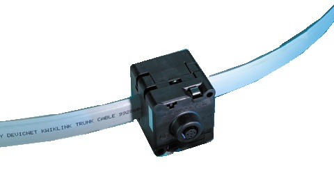 Trunk Cable For DeviceNet Round Media, Thin Cable, PVC, Grey, 24VDC 3A, 50 Meter