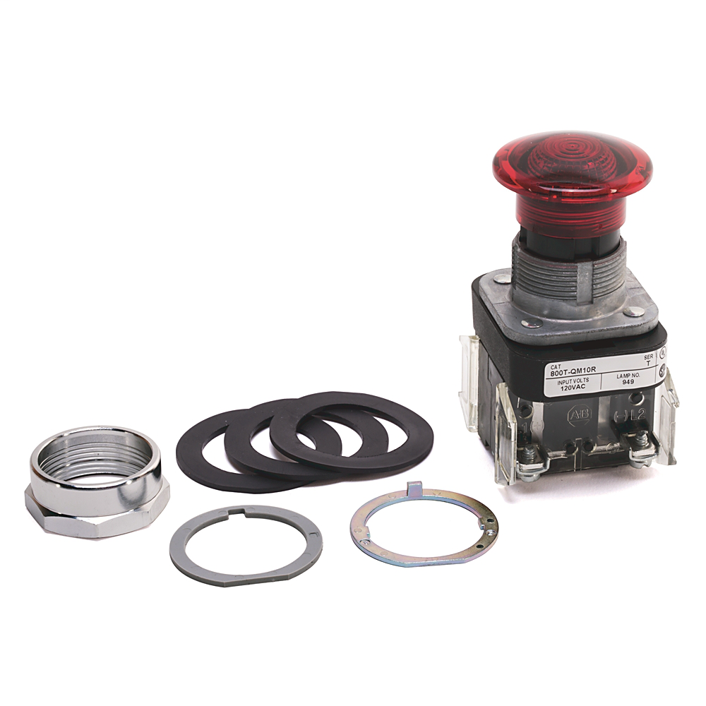 Allen-Bradley 800T-QM10 30 mm Momentary Push Button Allen-Bradley 800T-QM10 30 mm Momentary Push Button
