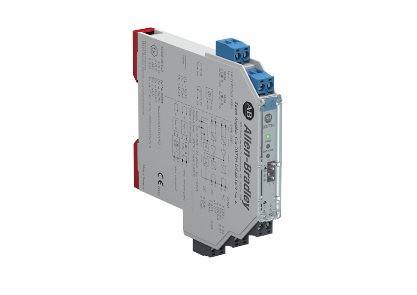 937 Isolated Barrier, 12.5mm Module (High Density), Digital In I/O Type, Switch Amplifier with Relay Output, 24V DC, Dual Channel