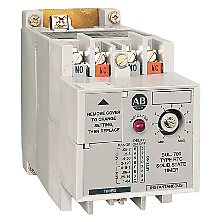 Allen-Bradley 700-RTC20020U1 Solid State Timing Relay Allen-Bradley 700-RTC20020U1 Solid State Timing Relay