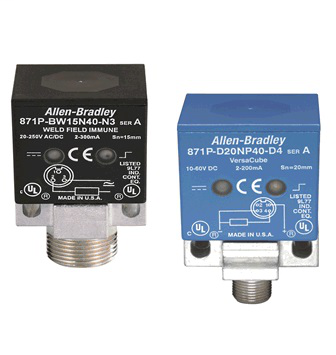 Allen-Bradley 871P-BW25N40-N3 Rectangular Inductive Sensor Allen-Bradley 871P-BW25N40-N3 Rectangular Inductive Sensor