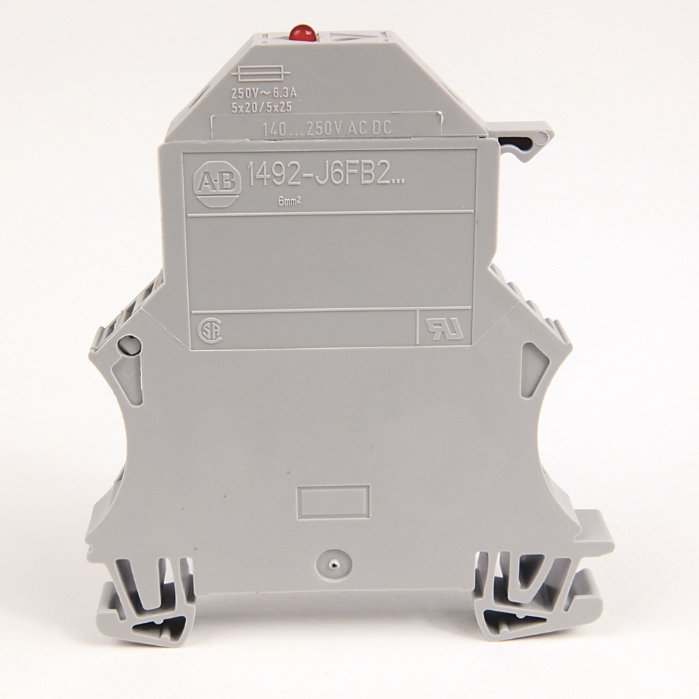 Allen Bradley 1492-J6FB2250 Fused Terminal Block with LED Allen Bradley 1492-J6FB2250 Fused Terminal Block with LED