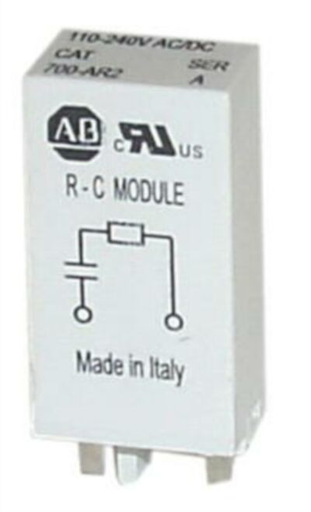 700-H General Purpose Accessories, RC Surge Suppressor, 6...24V AC/DC (Pkg. Qty. 10), 700-AR1 *For use with 700-HA, 700-HB, 700-HC, 700-HK and 700-HP.