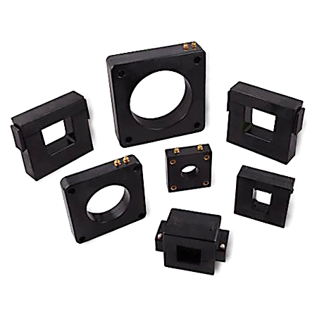 Bulletin 1411 - Current Tranformer, 1.42"x1.53" Inner Rectangle, Rectangle Outer Shape, 150 Amp Primary to 5A Secondary Ratio, Two Piece Current Transformer (split-core)