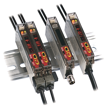 Allen-Bradley 45FVL-2LHE-P4 12 to 24 VDC PNP Red Polycarbonate Digital Self Teaching Fiber Optic Photoelectric Sensor Allen-Bradley 45FVL-2LHE-P4 12 to 24 VDC PNP Red Polycarbonate Digital Self Teaching Fiber Optic Photoelectric Sensor