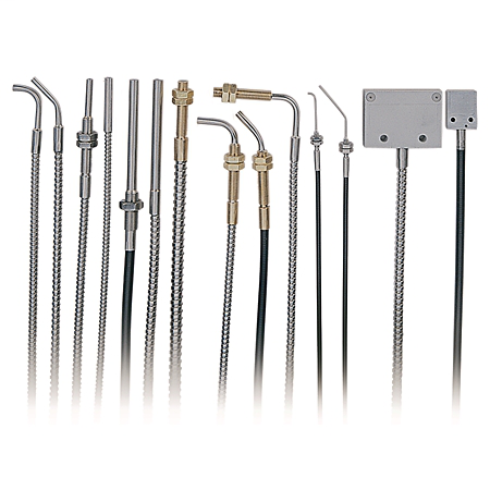 Fiber Optic Cable, Glass, Transmitted Beam (Individual Cable), Standard Bundle 3.2mm (0.125in), Stainless Steel, 3.2 mm (0.125 in) Diameter, Randomized Arrangement, 3.05 m (120 in.)
