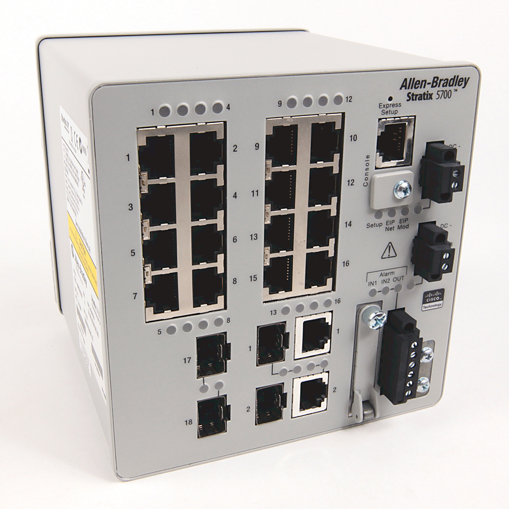 Allen-Bradley 1783-BMS20CGL Stratix 5700 20-Port Managed Switch Allen-Bradley 1783-BMS20CGL Stratix 5700 20-Port Managed Switch