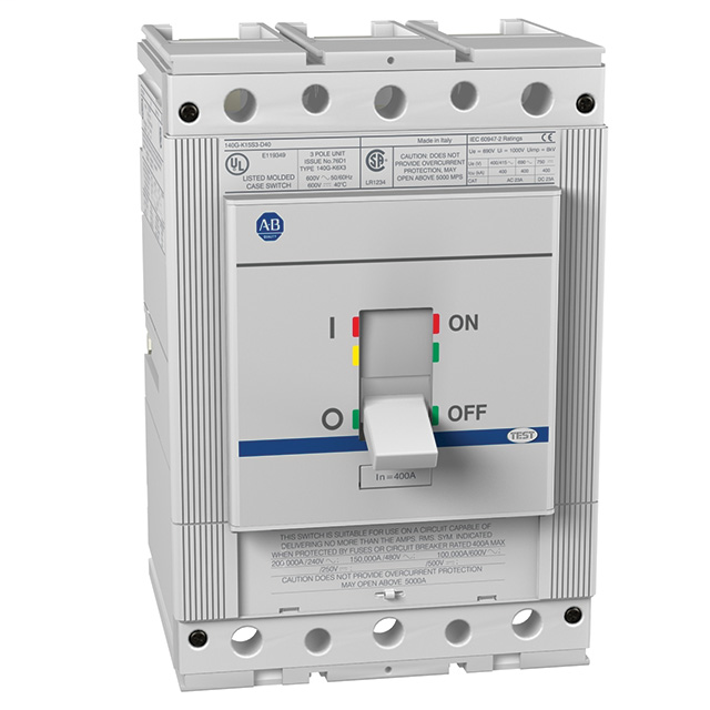 Allen-Bradley 140G-K15S3-D40-AA 140G 400A K F Allen-Bradley 140G-K15S3-D40-AA 140G 400A K F