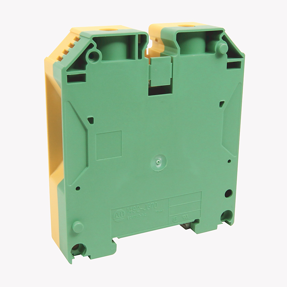 Allen-Bradley 1492-JG70 IEC 1 Circuit 70 mm Feed-Through Ground Block Allen-Bradley 1492-JG70 IEC 1 Circuit 70 mm Feed-Through Ground Block