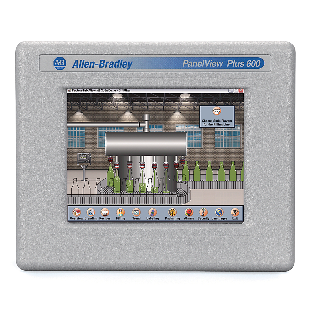 Allen-Bradley 2711P-T6C20A8 Panelview Plus 6 600 Touch AC Graphic Terminal Allen-Bradley 2711P-T6C20A8 Panelview Plus 6 600 Touch AC Graphic Terminal
