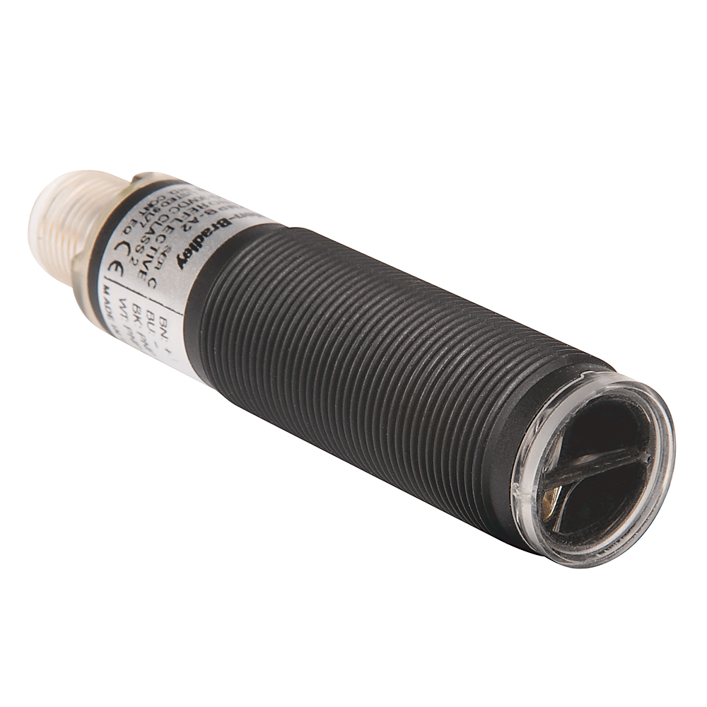 Allen Bradley 42CA-R1MPA1-D4 10 to 30 VDC 30 mA PNP Dark/Light Transmitted Beam Receiver Photoelectric Sensor Allen Bradley 42CA-R1MPA1-D4 10 to 30 VDC 30 mA PNP Dark/Light Transmitted Beam Receiver Photoelectric Sensor