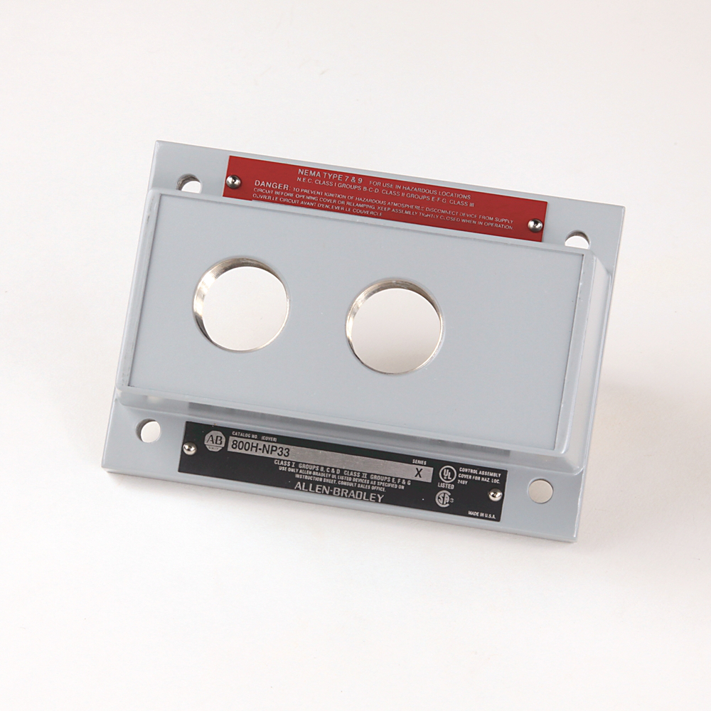 Allen-Bradley 800H-NP33 Type 7&9 Enclosure Cover Push Button Allen-Bradley 800H-NP33 Type 7&9 Enclosure Cover Push Button