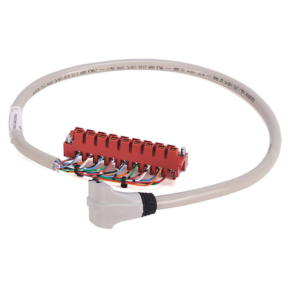 Allen-Bradley 1492-CABLE005D 0.5 m 300 Volt 22 AWG 20-Conductor Pre-Wired Digital Interface Cable Allen-Bradley 1492-CABLE005D 0.5 m 300 Volt 22 AWG 20-Conductor Pre-Wired Digital Interface Cable
