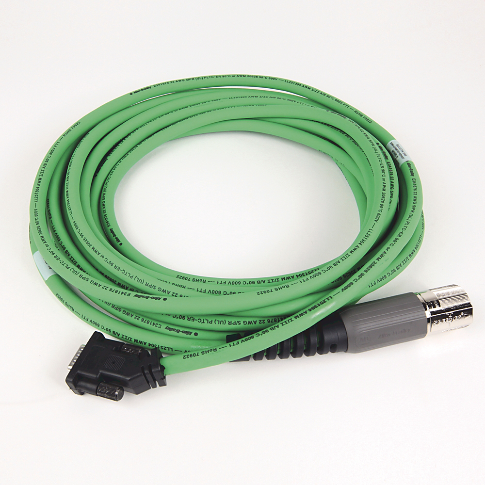 Allen Bradley 2090-CFBM7DD-CEAA07 MP Series 7 m Length Servo Motor Feedback Cable Allen Bradley 2090-CFBM7DD-CEAA07 MP Series 7 m Length Servo Motor Feedback Cable