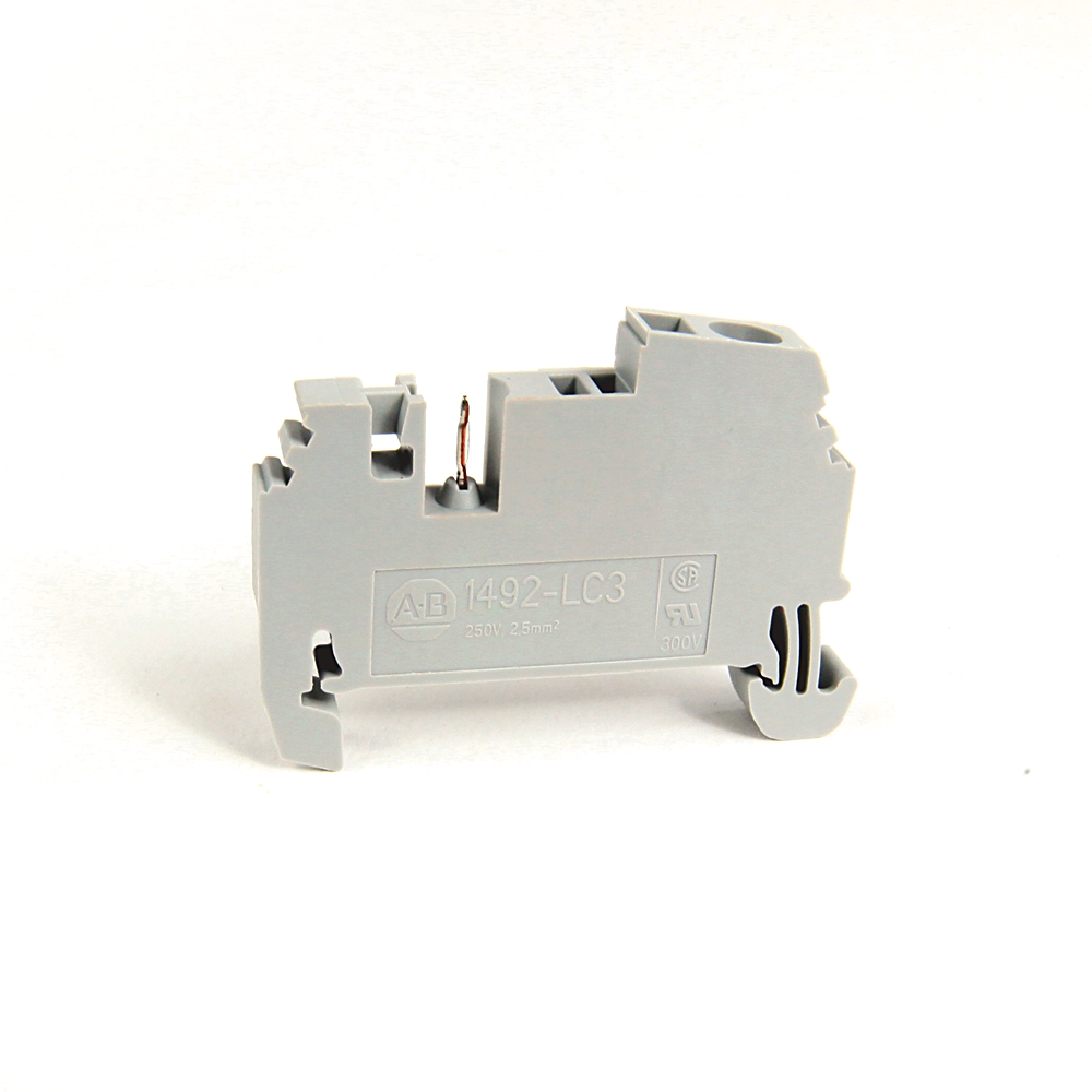 Allen Bradley 1492-LC3 5.1 x 46 x 26.9 mm Spring Clamp IEC Terminal Block Allen Bradley 1492-LC3 5.1 x 46 x 26.9 mm Spring Clamp IEC Terminal Block