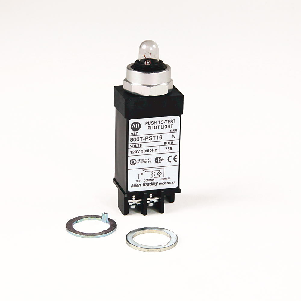 Allen-Bradley 800T-PSTH16W 18 mm White Pilot Light for Push Button Allen-Bradley 800T-PSTH16W 18 mm White Pilot Light for Push Button