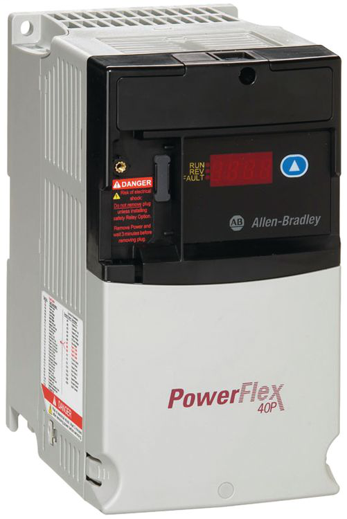 Allen Bradley 22D-B8P0N104 PowerFlex 40P 1.5 kW 2 Hp AC Drive Allen Bradley 22D-B8P0N104 PowerFlex 40P 1.5 kW 2 Hp AC Drive