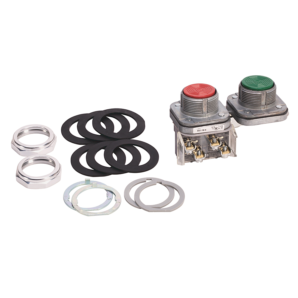 Allen-Bradley 800T-FB26A Black/Red Flush/Extended 30.5 mm Type 4/13 Mechanically Interlocked Maintained Push Button Allen-Bradley 800T-FB26A Black/Red Flush/Extended 30.5 mm Type 4/13 Mechanically Interlocked Maintained Push Button