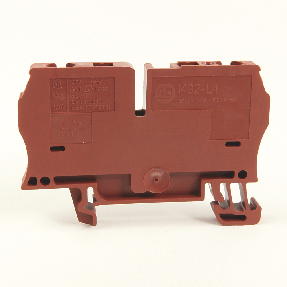 A-B 1492-L4-BR IEC Term Blck 6.1x62 A-B 1492-L4-BR IEC Term Blck 6.1x62