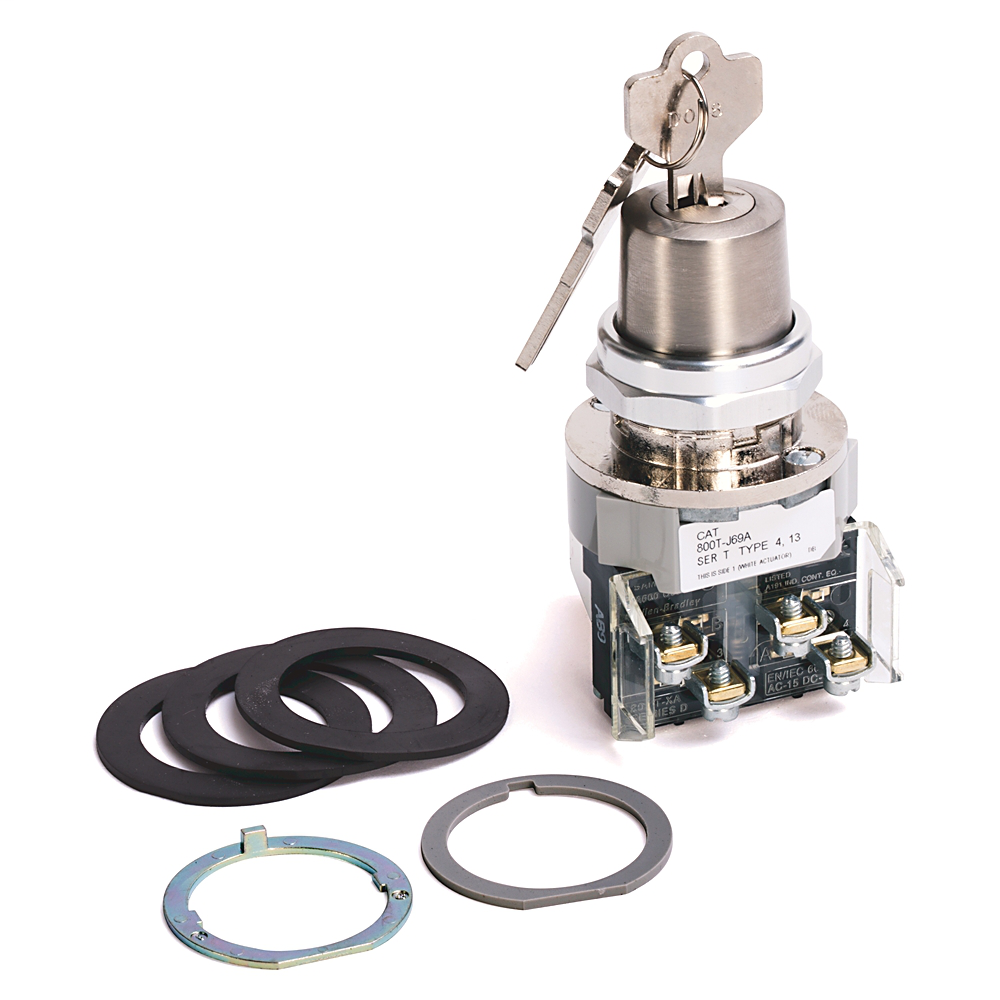 Allen-Bradley 800T-J6903B 30 mm Selector Switch Push Button Allen-Bradley 800T-J6903B 30 mm Selector Switch Push Button