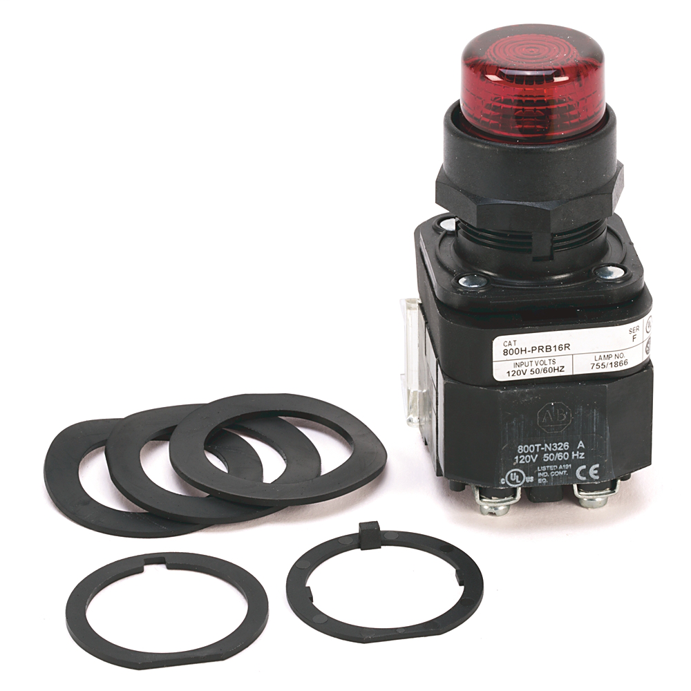 Allen-Bradley 800H-PRB16RD1 30 mm Momentary Push Button Allen-Bradley 800H-PRB16RD1 30 mm Momentary Push Button