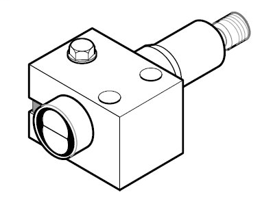 Allen Bradley 60-BCS-18B Mounting Bracket for 42JT Photoelectric Sensor Allen Bradley 60-BCS-18B Mounting Bracket for 42JT Photoelectric Sensor