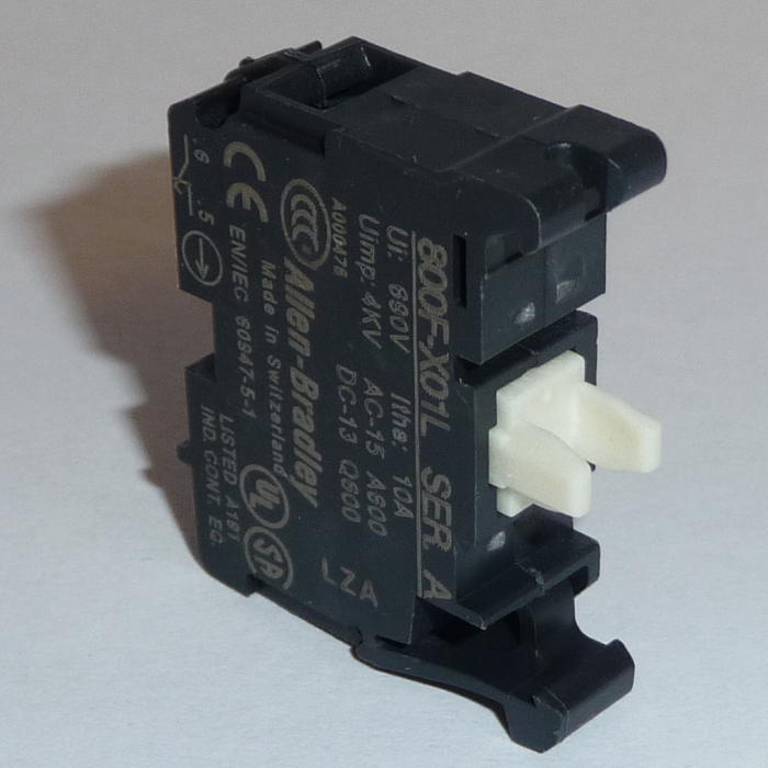 Allen Bradley 800F-PX02L 22 mm Composite Push Button Back of Panel Allen Bradley 800F-PX02L 22 mm Composite Push Button Back of Panel