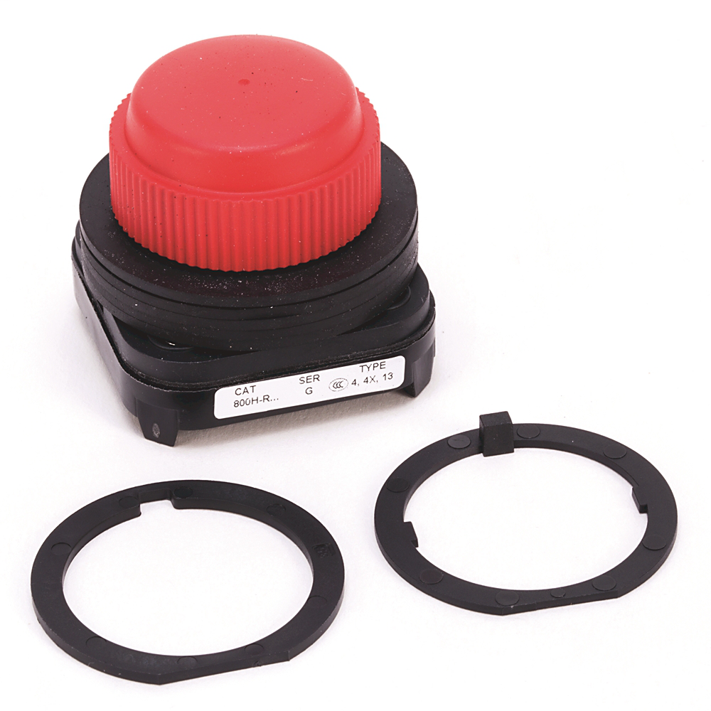 Allen-Bradley 800H-R6H 30mm Momentary Push Bu Allen-Bradley 800H-R6H 30mm Momentary Push Bu