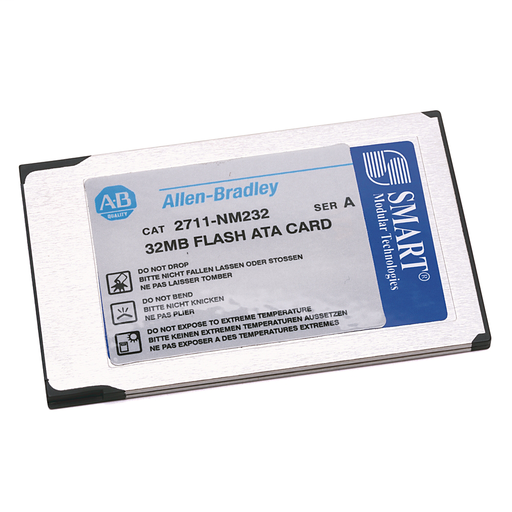 2711 PanelView Standard Terminal Accessories, 32MB Flash ATA Memory Card