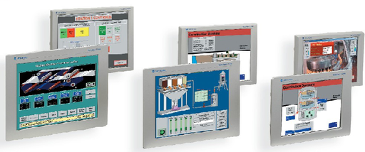 6176M Standard Monitors, 15-inch Flat Panel Monitor, Panel Mount Aluminum Bezel, Standard Screen