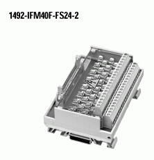 40-Point Isolated Fusible Digital IFM, 5 x 20mm Fuse Clips, 24V AC/DC Blown Fuse Indicators, Extra Terminals for Outputs, , , Digital Interface Module